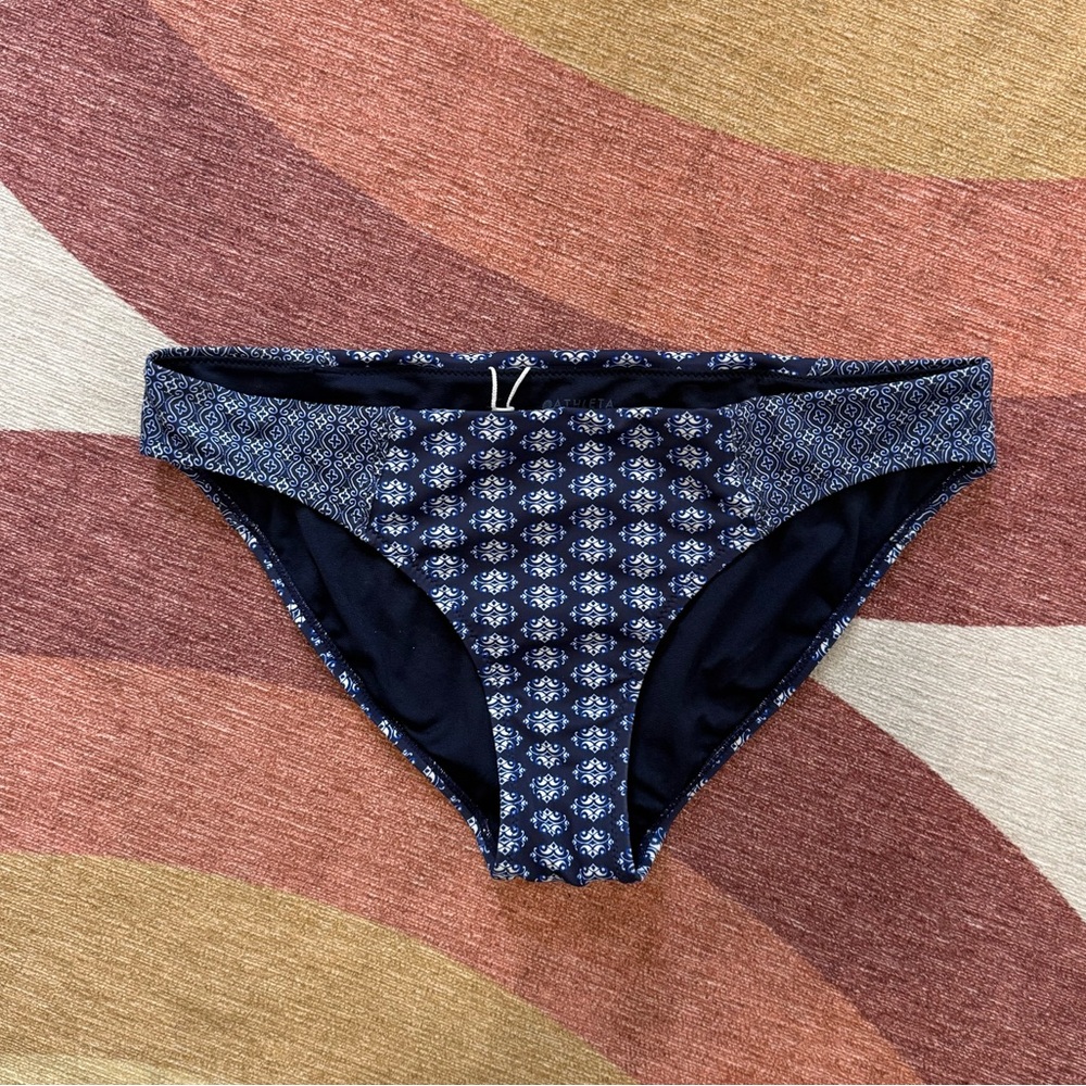 Athleta Tangier Navy Blue Bikini Bottoms